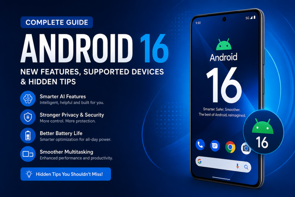 Android 16 features and tips guide