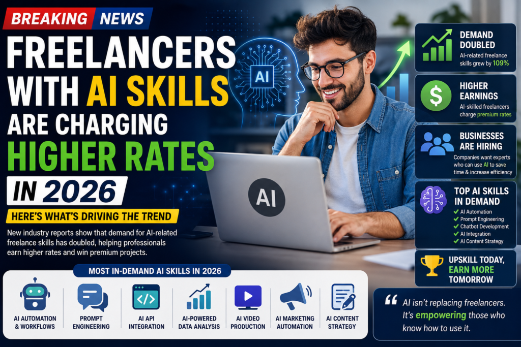 Freelancers thrive with AI skills in 2026