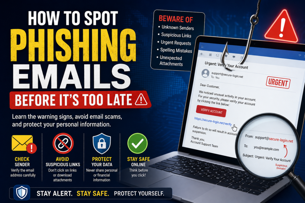 How to spot phishing emails